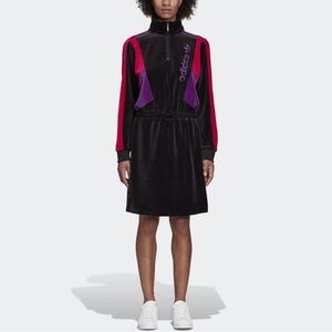 Adidas Black Dress with Pink and Purple Accents